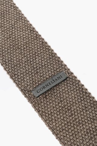 Cravatta in Maglia di Misto Cashmere