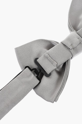 Silk Satin Pocket Square and Bow Tie Set