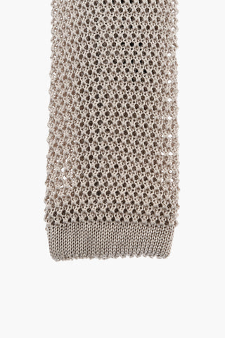 Crochet Silk Tie