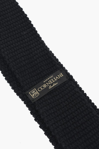 Cravatta in Maglia di Misto Cashmere