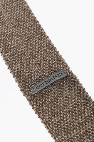 Cravatta in Maglia in Misto Cashmere