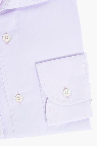 Popeline Cotton Shirt with Standard Collar