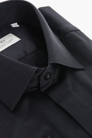 CC COLLECTION Popeline Shirt with Hidden Buttoning