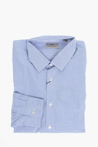 CC COLLECTION Camicia in Popeline Motivo Hairline