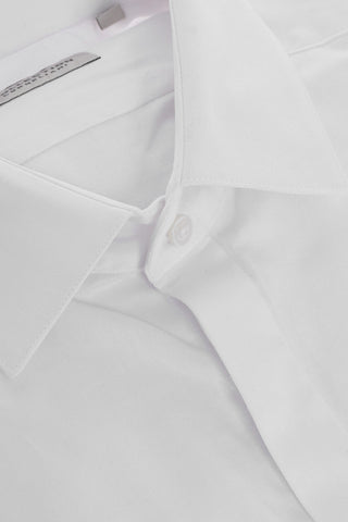 CC COLLECTION Stretch Popeline Shirt with Hidden Buttoning
