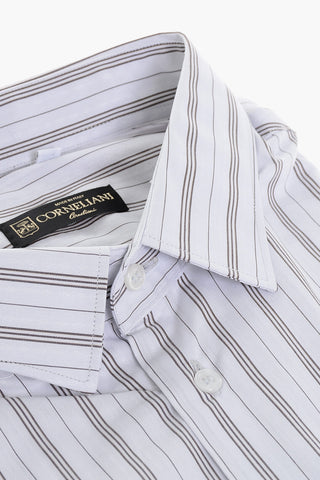Camicia in Cotone con Motivo a Righe Balanced