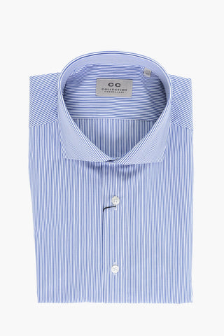 CC COLLECTION Hairline Patterned Popeline Shirt