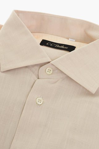 CC BROTHERS Cotton Shirt with Standard Collar