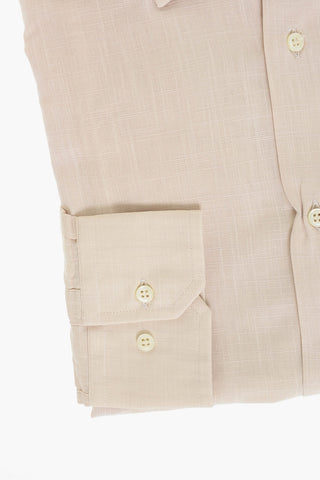 CC BROTHERS Cotton Shirt with Standard Collar
