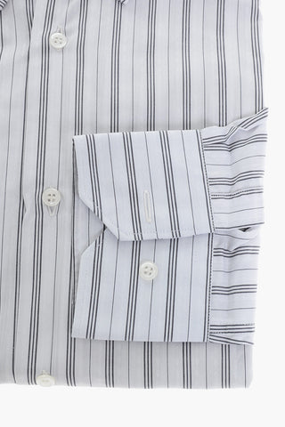 CC BROTHERS Camicia in Cotone Motivo a Righe Balanced