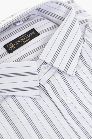 Camicia in Cotone con Motivo a Righe Balanced
