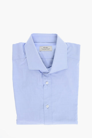 CC COLLECTION Cotton Shirt with Standard Collar