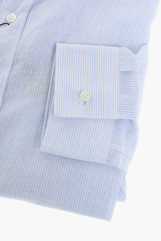 CC COLLECTION Camicia in Misto Lino Hairline