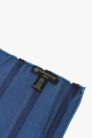 Bayadere Patterned Silk Satin Pocket Square