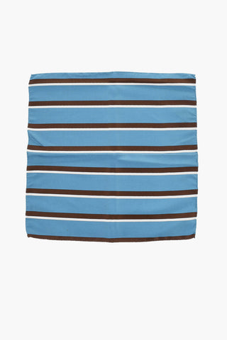 Bayadere Patterned Silk Satin Pocket Square