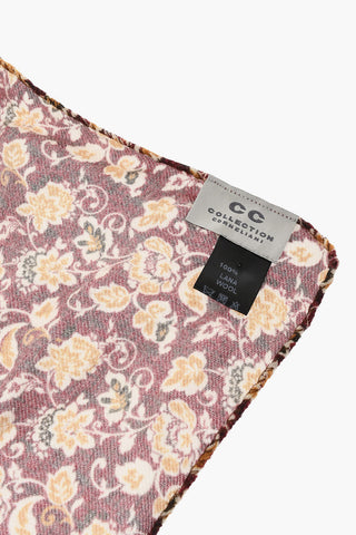 CC COLLECTION Pochette in Lana Motivo Floreale