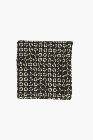 CC COLLECTION Floral Patterned Wool Pocket Square