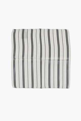 CC COLLECTION Pochette in Seta con Motivo Bayadere