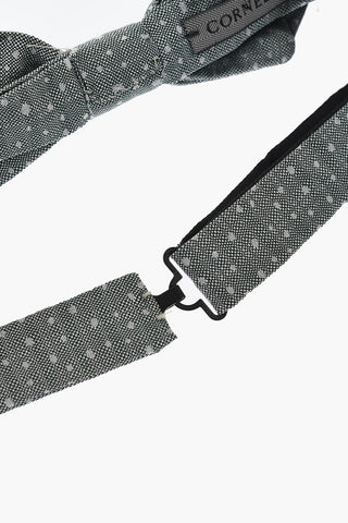 실크 나비넥타이 도트 패턴