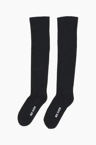 Solid Color Cashmere Long Socks