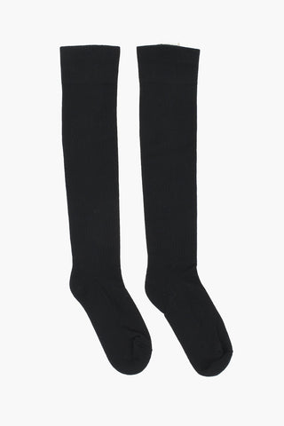Solid Color Cashmere Long Socks