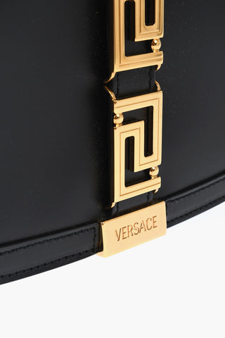 Leather GRECA GODDES Saddle Bag with Golden Detail