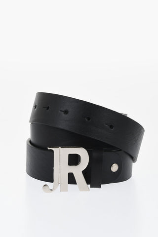 Solid Color Leather Belt 35mm