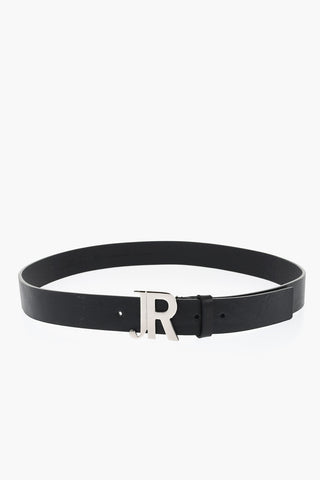 Solid Color Leather Belt 35mm