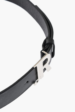 Solid Color Leather Belt 35mm