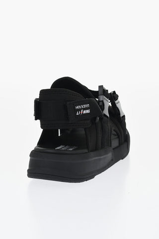 LI-NING Solid Color Double Buckle Sandals
