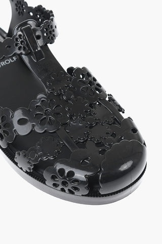 MELISSA Gummi-Sandalen BLOSSOM mit Knöchelriemen