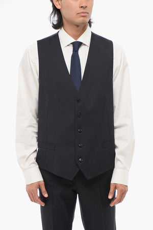 Gilet LEADER in Lana Vergine con Cinque Bottoni