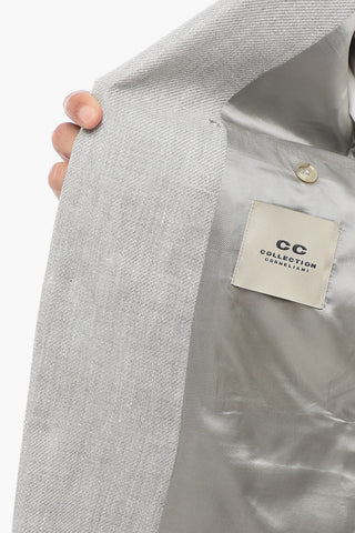 CC COLLECTION Blazer Semi-foderato REFINED in Misto Lino