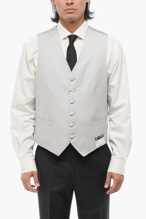 6-Button Wool Waistcoat