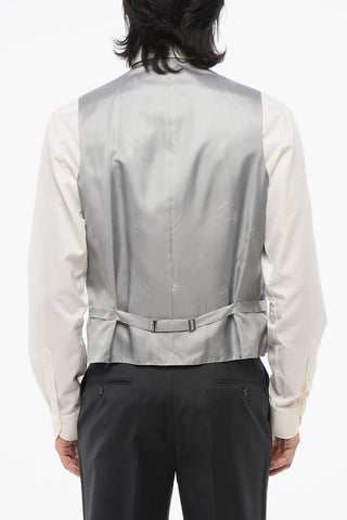 6-Button Wool Waistcoat