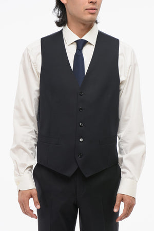 Five-Button Virgin Wool Waistcoat