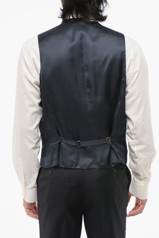 Five-Button Virgin Wool Waistcoat