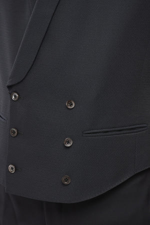 CC Collection Double-Breasted Waistcoat with Shawl Lapel