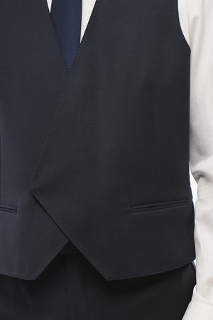 Double-Breasted Waistcoat with Geometric Pattern