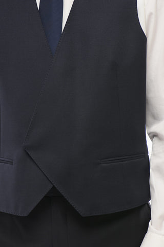 Double-Breasted Waistcoat with Geometric Pattern