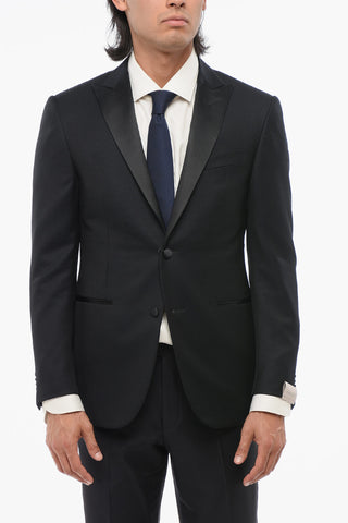 Reine Schurwoll-Blazer ACADEY CERIMONIA mit Spitzenrevers