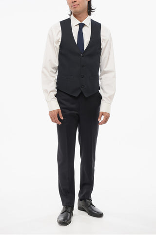 4-Button Wool Waistcoat