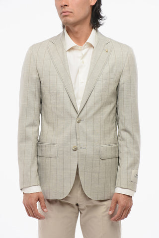 CC COLLECTION Semi-Lined Blazer REFINED with Pinstripe Pattern