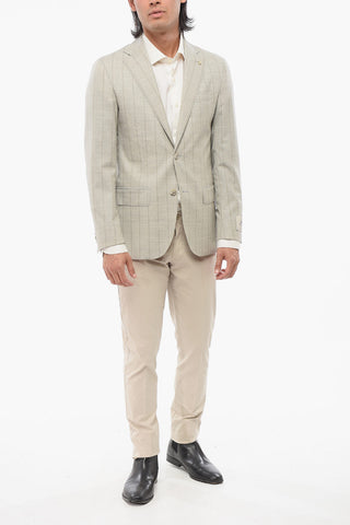 CC COLLECTION Semi-Lined Blazer REFINED with Pinstripe Pattern