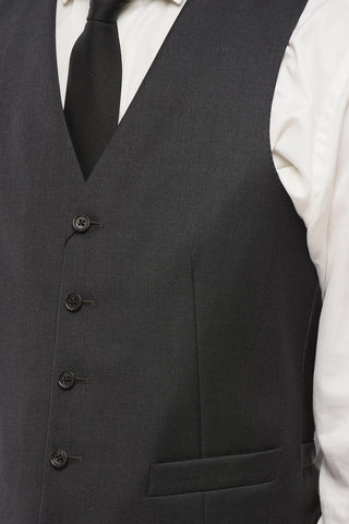 CC COLLECTION 5-Button Wool Waistcoat REFINED