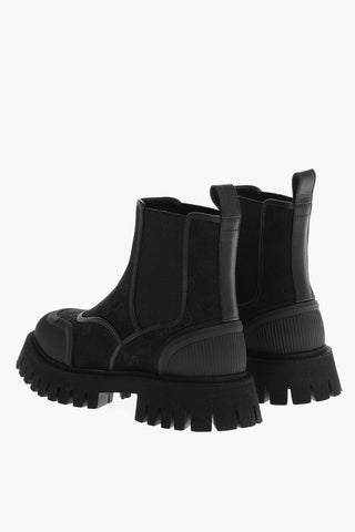 Embroidered GG Ankle Boots