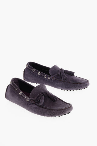 ID Mocassini Da Barca In Suede Con Nappine