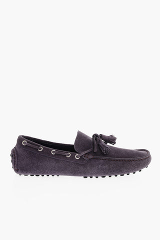 ID Mocassini Da Barca In Suede Con Nappine
