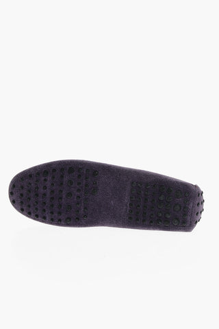 ID Mocassini Da Barca In Suede Con Nappine