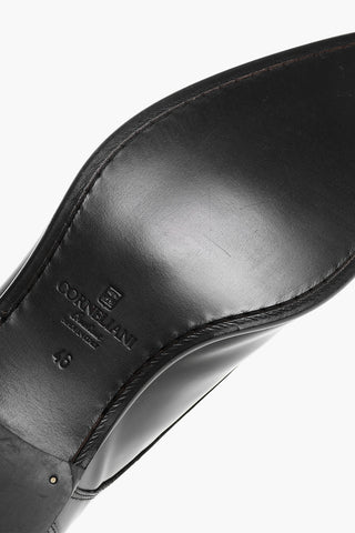 Scarpe Derby in Vernice a Tinta Unita